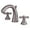 Brushed Nickel, variant on Kingston Brass KS2975AX 8 in. Widespread Bathroom Faucet, Oil Rubbed Bronze