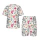thumbnail image 1 of Balery Cute Cartoon Sloth Conjunto de Pijama Infantil de Manga Corta con Estampado – Ropa de Dormir de Algodón Suave-XX-Large, 1 of 6