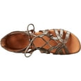 thumbnail image 5 of Gentle Souls Women's By Kenneth Cole Break My Heart Gladiator Sandal Brown Size 6.5 M, 5 of 8