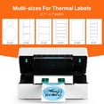 thumbnail image 6 of Rongta Wireless 4x6 Thermal Shipping Label Printer – Bluetooth Label Maker for Packages & Small Business, Works with Android/iOS/Windows (Green), 6 of 8