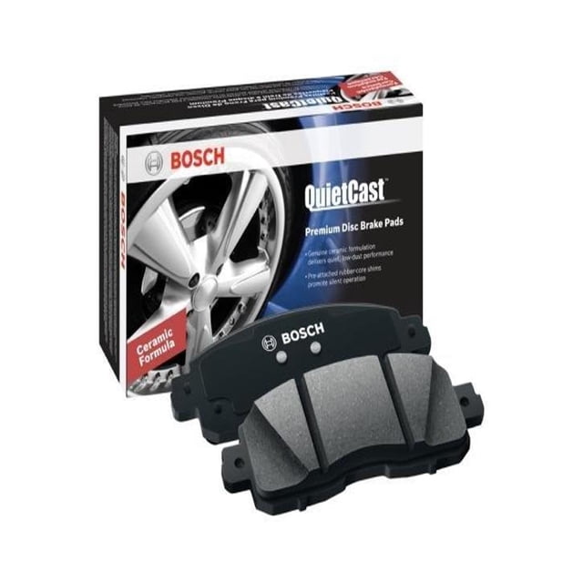 Juego de pastillas de freno de disco Bosch Automotive BC932 QuietCast Premium Ceramic, compatible co