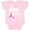 AD-Pink, variant on Inktastic Breast Cancer Awareness My Nana is a Fighter Boys or Girls Baby Bodysuit