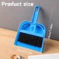 thumbnail image 3 of Mini Handheld Dustpan and Brush Set, Durable Small Broom with Dense Bristles, Portable Desktop Cleaning Brushes for Keyboard, Countertop, Car Interior, Pet Litter & Crumbs, 5.12x7.48 inch, 3 of 7