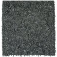 thumbnail image 1 of Safavieh Leather Shag Grey Shag Rug - Square 6', 1 of 1