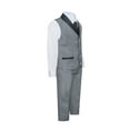 thumbnail image 3 of Boys Premium 7 Piece Formal Vest Sets – Shawl Lapel-Many Colors, 3 of 7