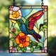 thumbnail image 5 of Colgante de Vitral con Forma de Colibrí de Un Día, 5 of 6
