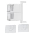 thumbnail image 1 of Organizador De Especias, Estante De Almacenamiento De Especias Giratorio Montado En La Pared De Gran Capacidad Para Cocina Para Artículos Del Hogar ANGGREK Blanco, 1 of 8