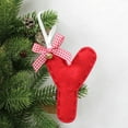 thumbnail image 4 of DAMAI 26 Letter Red Fabric Ornaments with Bow Monogram Christmas Tree Decorations Bulk Personalized DIY Christmas Ornaments Christmas Decoration Xmas Tree Hanging Decor, 4 of 9