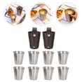 thumbnail image 1 of AURARMLET 1Set Assorted Color Stainless Steel Shot Cups Wear Resistant Portable Outdoor Use, 1 of 8