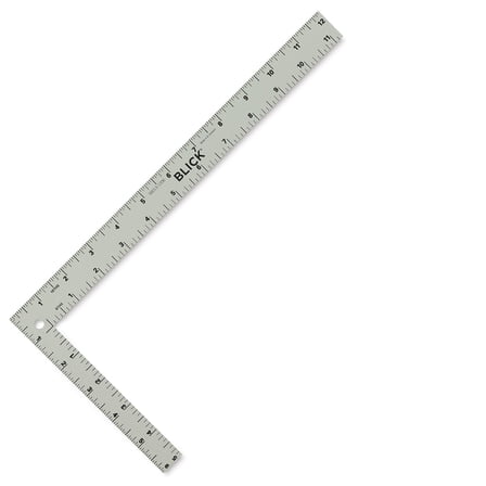 Blick Aluminum L-Square - 12" x 6"