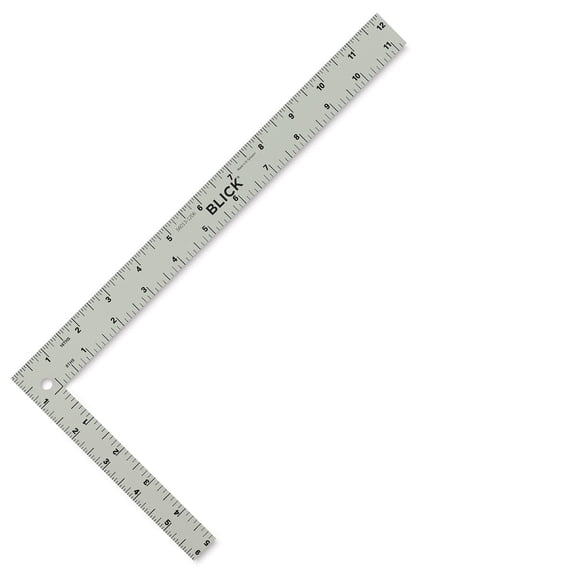 Blick Aluminum L-Square - 12" x 6"
