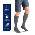 thumbnail image 3 of JOBST Activewear 30-40 mmHg Knee High Compression Socks, Small, Steel Grey, 3 of 10