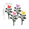 thumbnail image 2 of FOMIYES 4Ud Ornamental De Plástico Para Bordes Y En Exteriores, 2 of 6