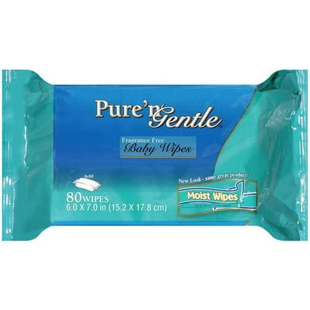 Rockline Industries Moist Wipes Refill 80ct Unscented