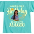thumbnail image 3 of Disney - Wish - Wishing Birthday - Toddler and Youth Girls Fitted Short Sleeve T-Shirt, 3 of 5
