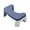 Blue, variant on Btomtd Soft Toilet Stool Bathroom Hair Non-slip Treading Stool Office Padded Footstool