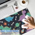 thumbnail image 4 of Long Mouse Pads for Desk,Space Dinosaur with Crown Pattern Desk Mats on Top Of Desks, Desk Mouse Pad Extra Large with 3mm Non-Slip Base and Stitched Edge for Gaming,Office,Work,Home 31.5"x11.8", 4 of 6