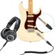 thumbnail image 3 of Cable de audio en espiral Weishan de 1,5 a 5 m para auriculares ATH, 3 of 7