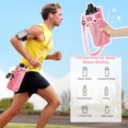 thumbnail image 3 of Mesh Water Bottle Holder with Adjustable Shoulder Strap and Pocket - Lightweight Carrier for Walking, Sports, Hiking, Camping, 3 of 6