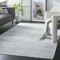 thumbnail image 3 of SAFAVIEH Blair Washable Macy Abstract Machine Washable Area Rug, Blue/Grey, 6'7" x 6'7" Square, 3 of 12