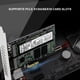 thumbnail image 4 of Tarjeta adaptadora M.2 SATA a PCIE Hugtrwg doble disco compatible con SSD M.2, 4 of 9