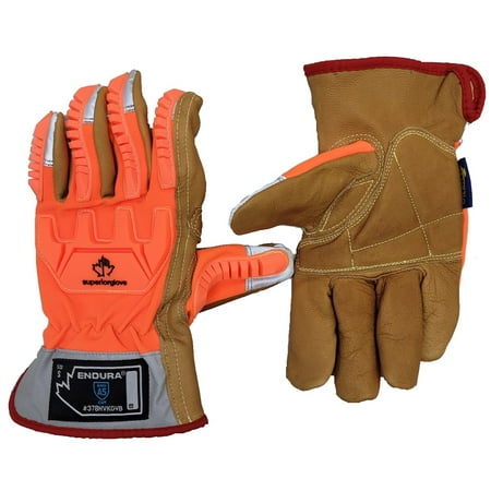 

Endura Oilbloc Goatskin Kevlar-Lined Anti-Impact Driver Gloves Medium