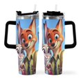 thumbnail image 2 of Zootopia Large capacity car cup has an iconic print, is durable with insulation., 2 of 10