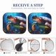 thumbnail image 5 of Balery Ice Blue Ocean Sea Turtle Parasol para parabrisas de coche de 2 piezas | Parasol plegable para parabrisas delantero de coche para la mayoría de sedanes-Medium, 5 of 5