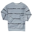 thumbnail image 3 of Langwyqu Girls Kids Crewneck Long Sleeve Pullover Tops Spring Fall Stripe Tops for 4-15 Years, 3 of 5