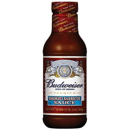 Budweiser Sauces Smoked Barbecue Sauce, 18 oz. Bottle