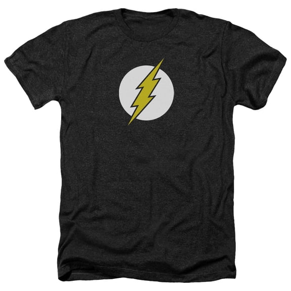 Dc Flash - Flash Logo - Heather Short Sleeve Shirt - Medium