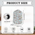 thumbnail image 6 of Yuyamidu Doughnut Blender Covers Dust-Proof Juicer Coffee Maker Cover Blue Kitchen Appliance Dust Cover Wear Resistant Food Processor Cover with Hanlde, Dessert Theme, 6 of 6