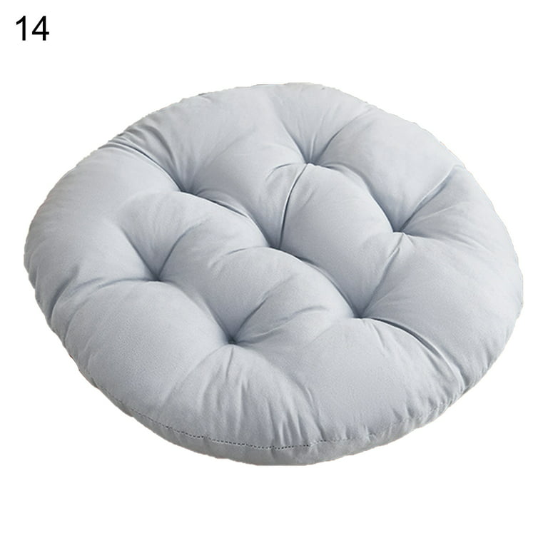 Office Chair Cushion Thicken Round Cotton Seat Cushion Pad for Back Pain Home Decor Decorative Cushions for Sofa - 16 x 16 in, Style 3