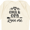 thumbnail image 4 of Inktastic My Oma Opa Love Me Grandkids Boys or Girls Long Sleeve Baby Bodysuit, 4 of 5