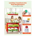 thumbnail image 3 of Wooden Puppet Theater 2-in-1 Reversible Play Store Kids Play Stand, 3 of 9