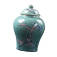 thumbnail image 3 of Abbracc Ancient Chinese Ceramic Ginger Jar Table Vase Collection Porcelain Storage Small, 3 of 9