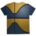 thumbnail image 2 of Championship Basketball Navy & Gold All Over Youth T Shirt Multi YMD, 2 of 2
