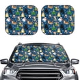 thumbnail image 2 of Fotbe Different Cats Christmas Juego de 2 Piezas de Parasoles para Parabrisas | Bloqueador Solar para Auto | Accesorios Plegables para Protección Solar Interior-Small, 2 of 6