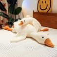 thumbnail image 4 of 50-190cm Cute Big White Goose Plush Toy Kawaii Huge Duck Sleep Pillow Cushion Soft Stuffed Animal Doll Birthday Gift for Girl, 4 of 5