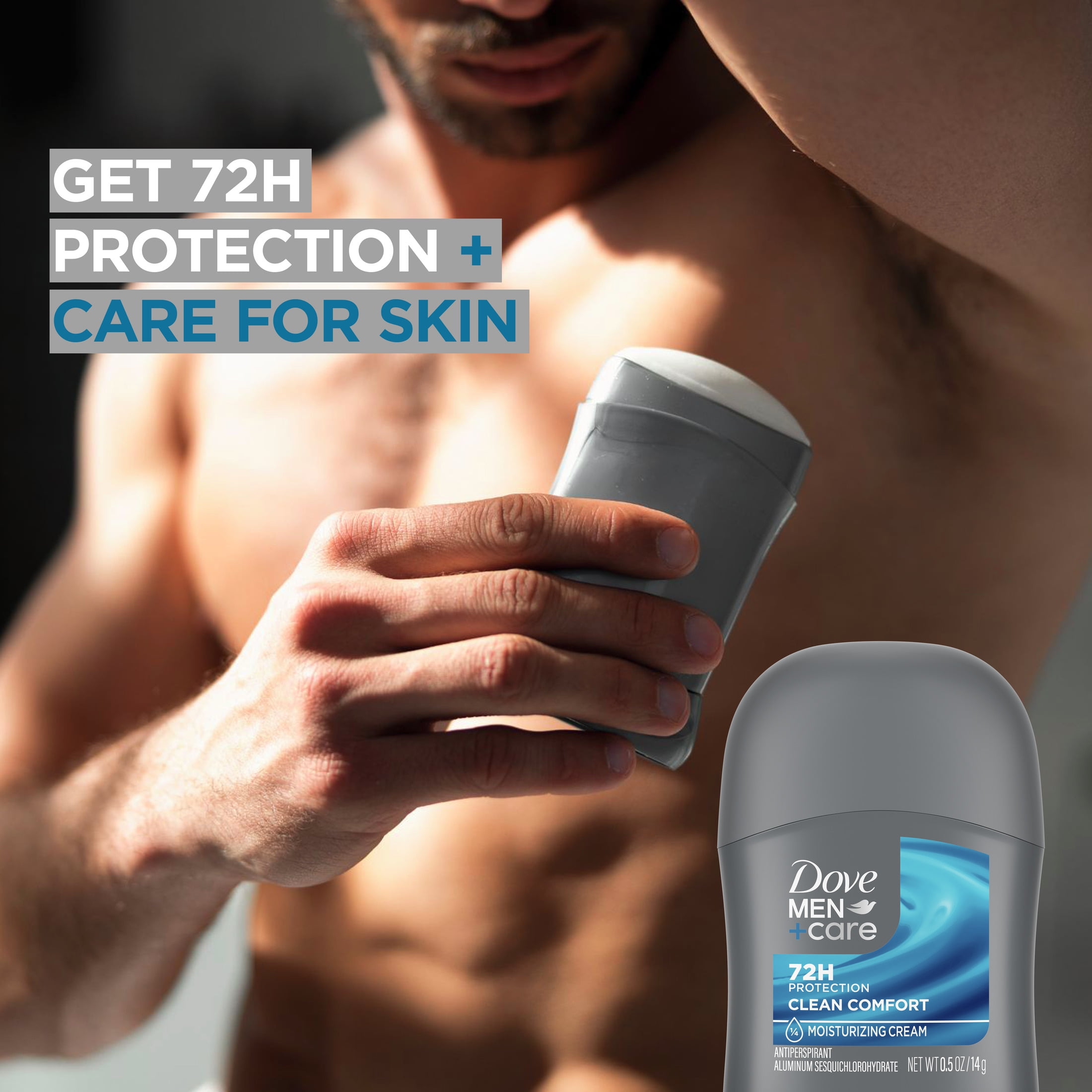 (6 pack) Dove Men + Care Clean ComFort Anti-Perspirant Deodorant, 0.5 Oz