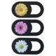 thumbnail image 1 of 3Pcs Laptop Camera Cover Slide Flower Pattern Phone Webcam Privacy Lens Protector, 1 of 4