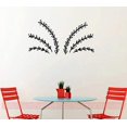 thumbnail image 3 of Laurel Floral Elements and Pieces Vinyl Art Decals Wall Sticker Home Décor Black, 3 of 6