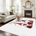 thumbnail image 3 of Happy Valentine's Washable Area Rug 5 x 8 ft Day Gnomes Red Loves , Soft Non Slip Rugs Stain Repellent Indoor Felt Carpet for Living Dining Room Bedroom Home Office, 3 of 9