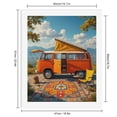 thumbnail image 2 of Paint by Numbers Kit for Adults, Vintage Orange Camper Scenic View Paint by Numbers, Easy Paint by Numbers Kit for Adults Beginner, DIY Adult Paint by Number Kits on Canvas, Home Decor, 2 of 7