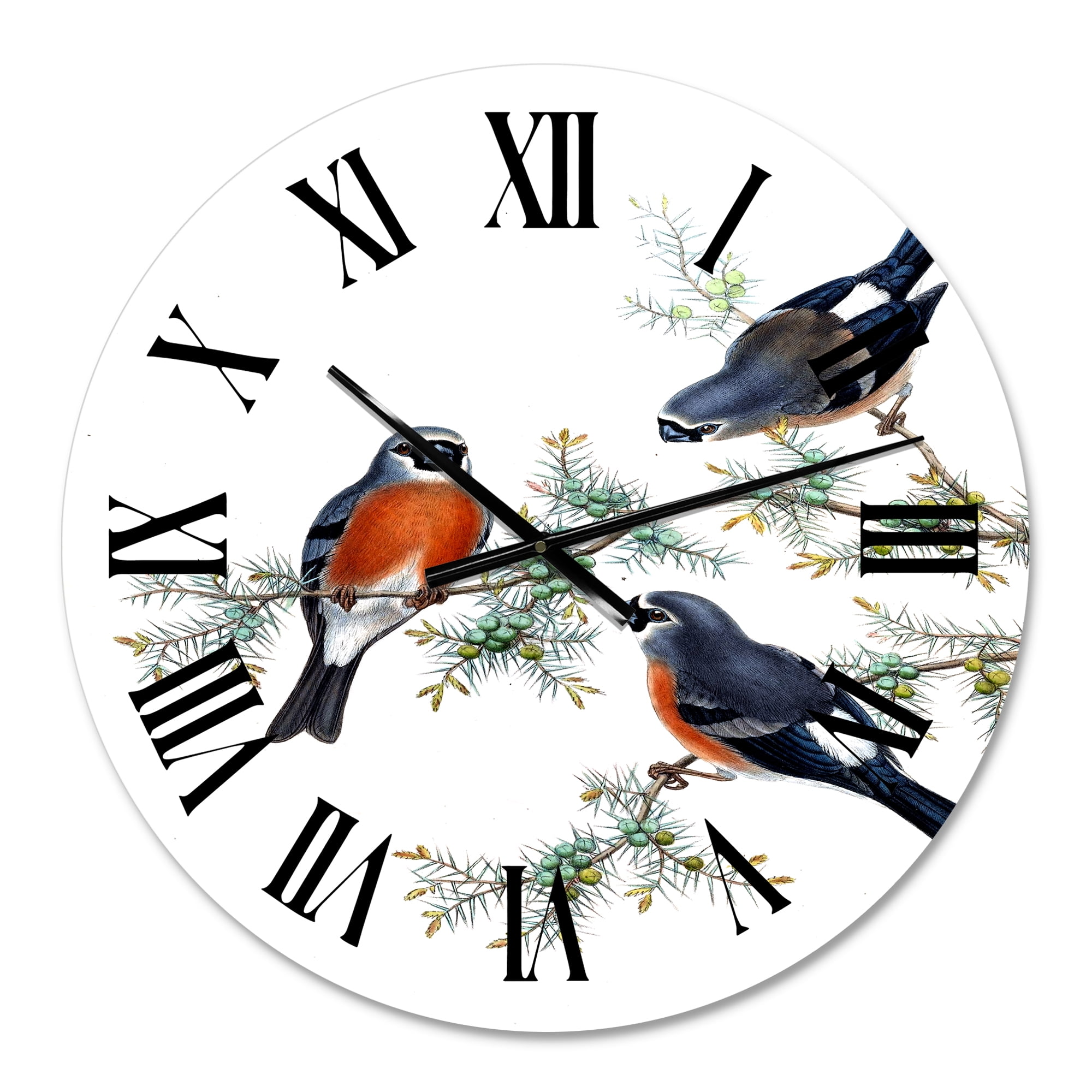 Designart 1 in Farmhouse Wall Clock