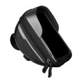 thumbnail image 5 of Sonducket Bicicleta pantalla táctil bolsa marco tubo frontal almacenamiento bicicleta teléfono móvil funda extraíble manos libres lavable bolsa negro Type1 NO1 Sonducket CBP208393, 5 of 5