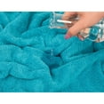thumbnail image 3 of American Soft Linen Luxury 4 Piece Washcloth Set, 100% Cotton Turkish Washrags and Washcloths, Aqua Blue, 3 of 5