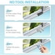 thumbnail image 4 of Cerradura De Límite De Ventana, 10 Piezas Topes De Ventana De Doble Orificio De Acero Inoxidable Multiusos Para Ventana Corrediza Vertical U Horizontal Para Rieles De 0,39, 4 of 7