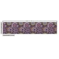 thumbnail image 3 of Ambesonne Flower Fabric by the Yard Upholstery, Arabic Lace Geometric Shapes, 10 Yards, Sand Brown White Purple, 3 of 5