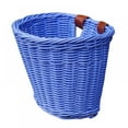 thumbnail image 1 of Kids Front Handlebar Rattan Handwoven Bike Basket Kids Woven Bike Basket For Boys And Girls Bicycles Wicker Basket, 1 of 9